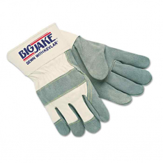 MCR SAFETY 1700XL, BIG-JAKE LEATHER PALM GLOVES EXTRA LARGE
